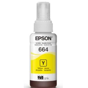 Botella de Tinta Epson T664 Amarillo Original (T664420)