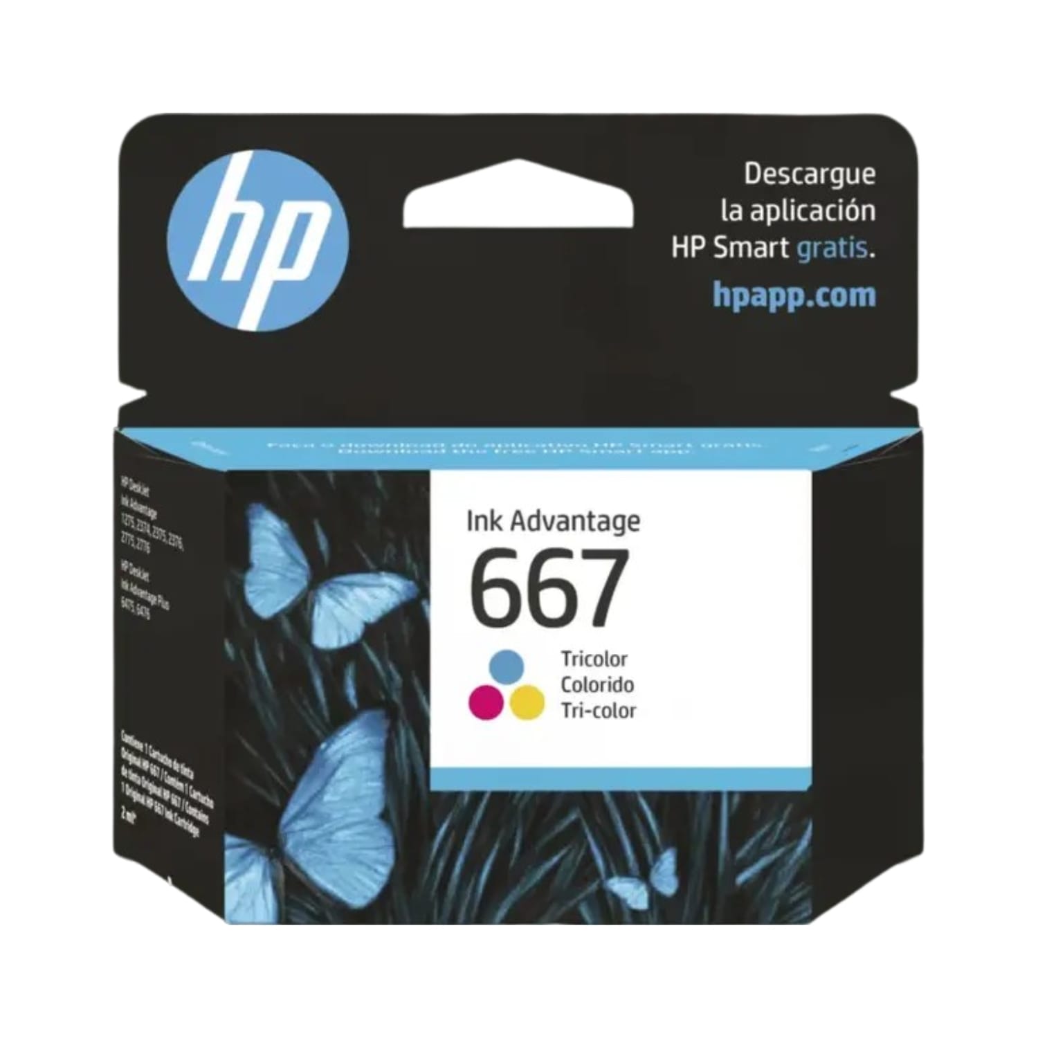 HP cartucho 667 3YM78AL Cartridge Tricolor - Imagen 2