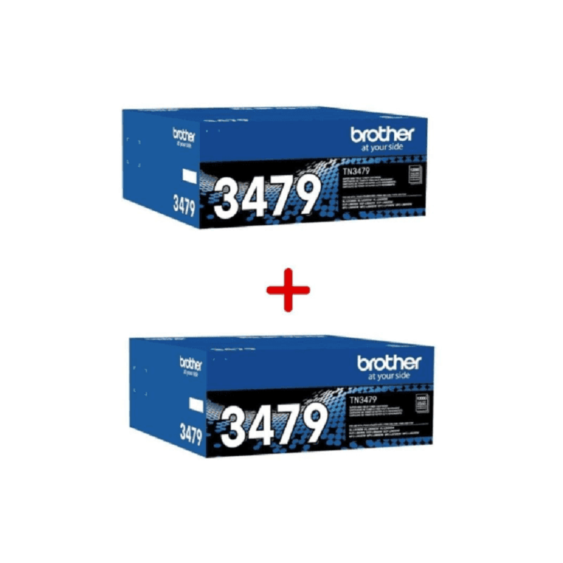 Dual Pack de Tóner BROTHER TN-3479 Negro