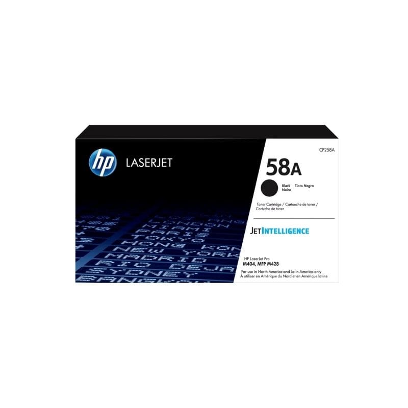 "HP 58A CF258A Tóner Negro Original para impresoras HP LaserJet Pro"