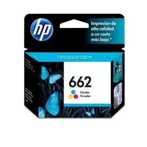 HP 662 Tricolor Original Cartucho de Tinta para impresoras HP DeskJet y ENVY