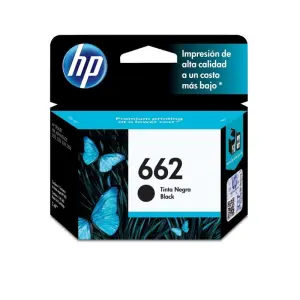 "HP 662 Negro Original Cartucho de Tinta para impresoras HP DeskJet y ENVY"