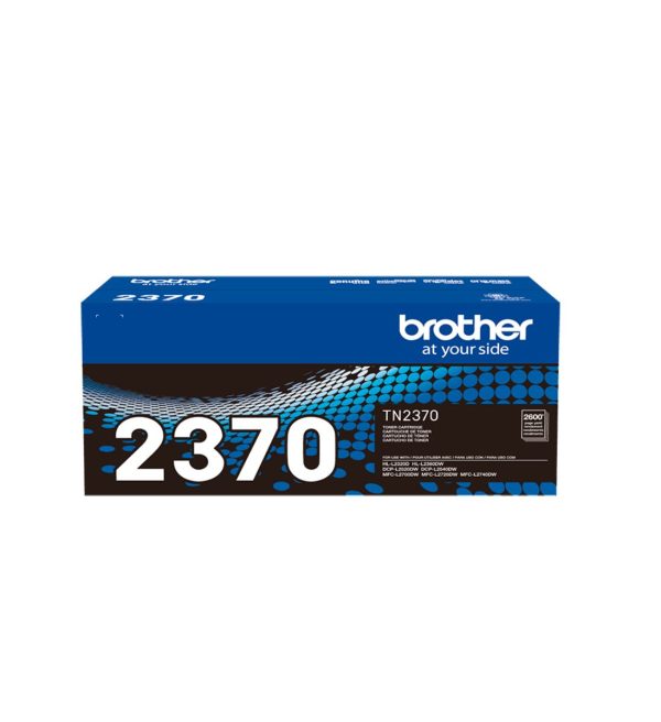 Tóner Brother TN-2370 Negro Original de 2.600 páginas.