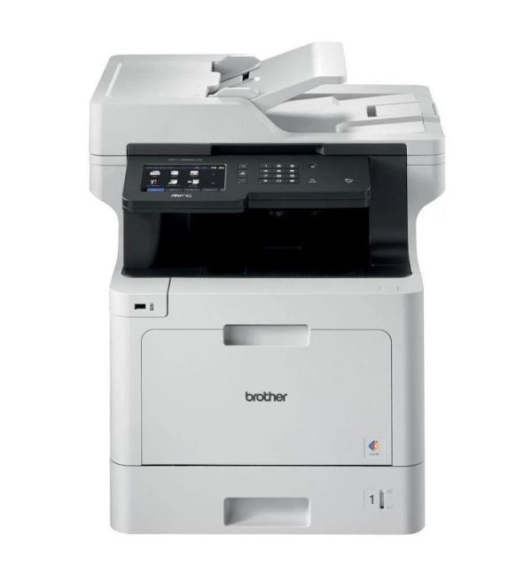 Impresora multifuncional Brother MFC-L8900CDW láser a color con impresión dúplex, WiFi y escaneo rápido.