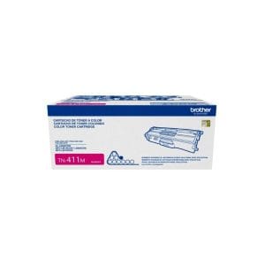 Tóner Brother TN-411M color magenta original para impresoras láser Brother HL-L3210CW, DCP-L3510CDW y MFC-L3710CW.