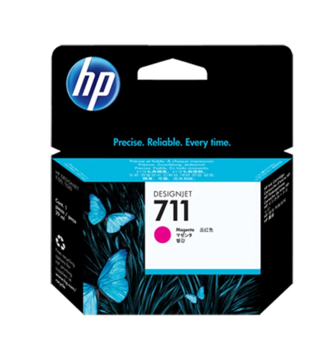 HP 711 Pack CMY 3 Colores Cian, Magenta, Amarillo - Imagen 2