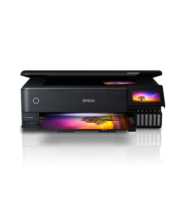 Impresora EPSON EcoTank L8180 multifuncional con sistema EcoTank y conectividad Wi-Fi