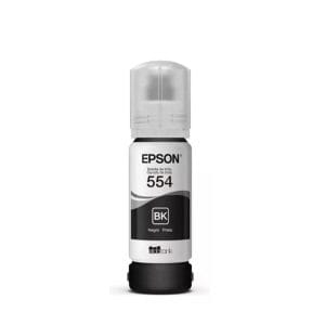 Botella de tinta Epson T554120-AL Negra 70ml para impresoras EcoTank L1300 y L1800