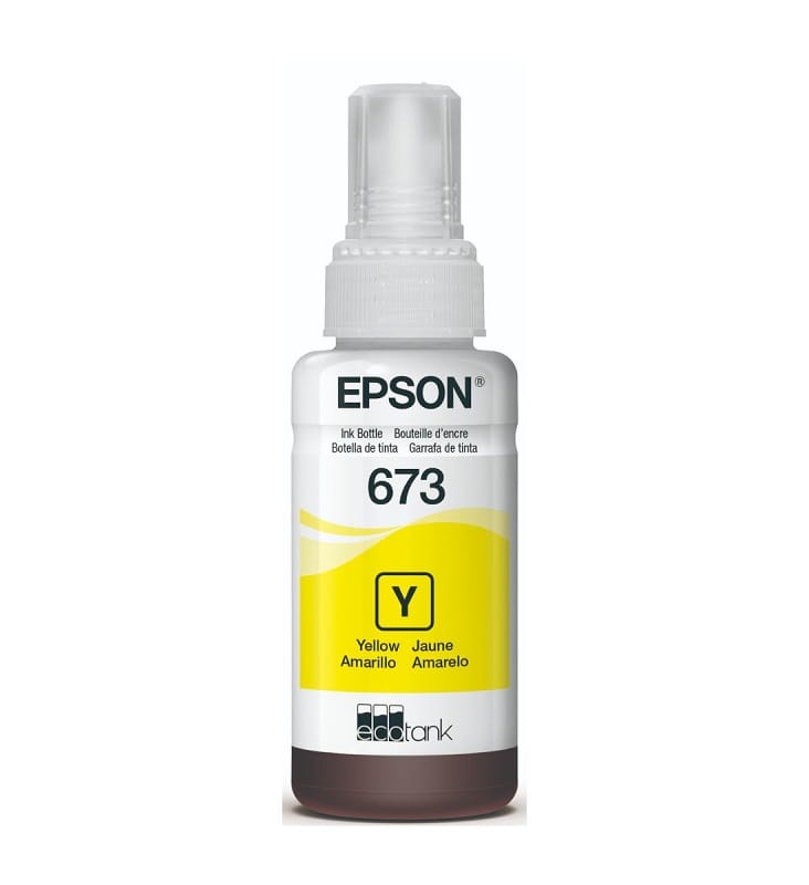 Tinta Epson T673 Amarilla para Stylus Pro y SureColor