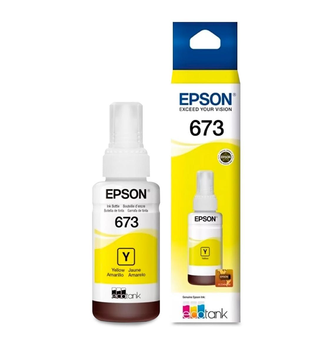 Epson Tinta T673 T673420-CH color Amarillo - Imagen 2