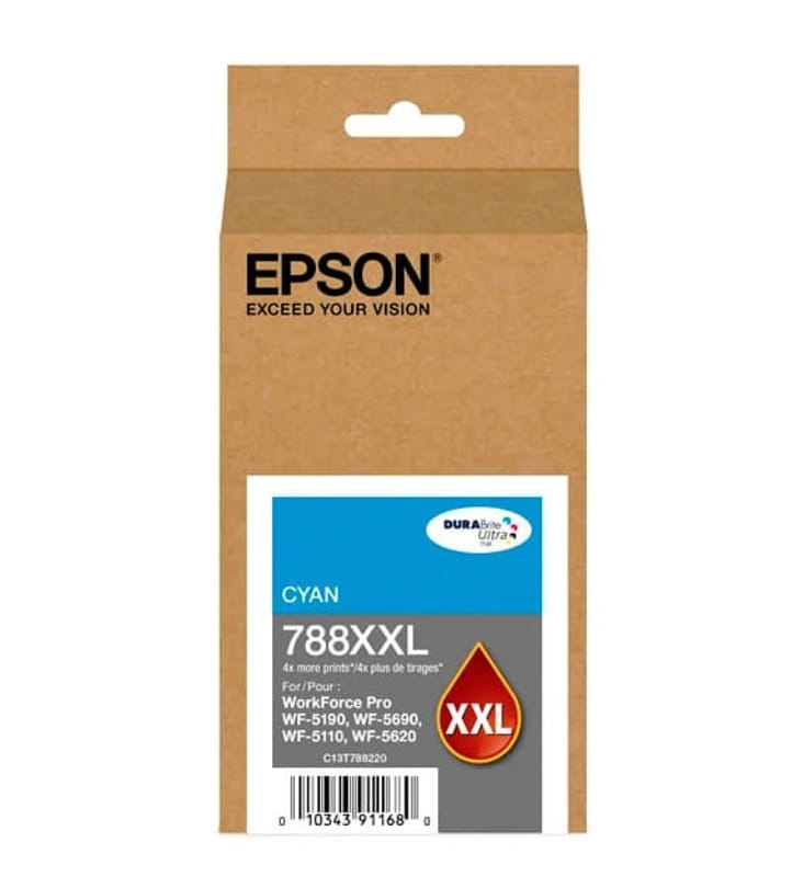 Epson T788 Cyan XXL T788XXL220-AL con tecnología DURABrite Ultra Ink