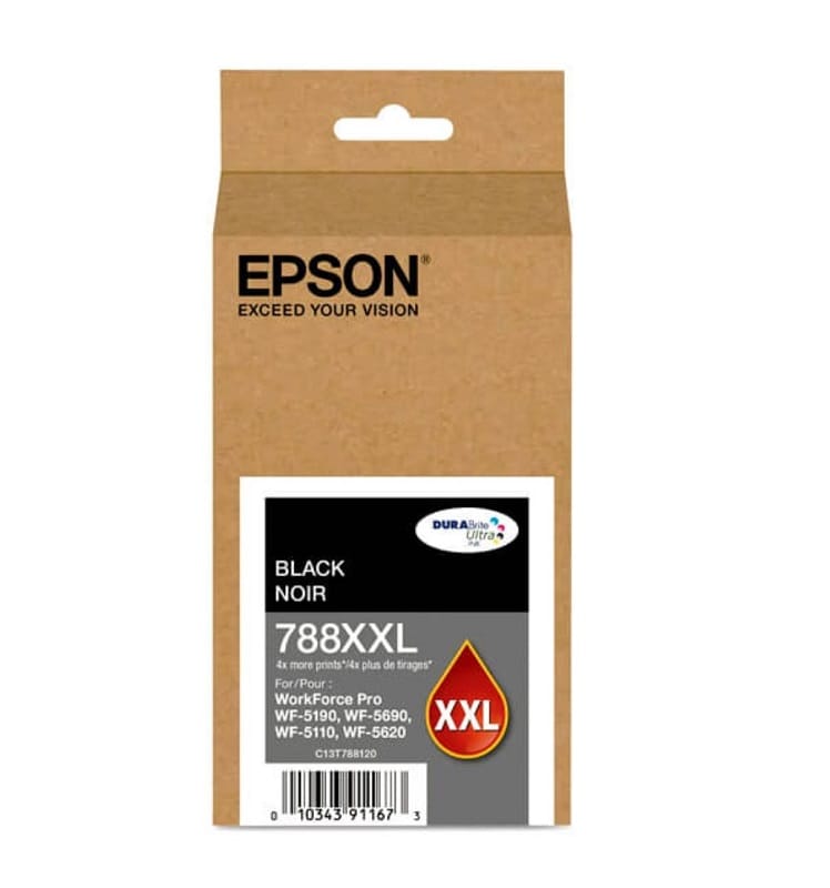Epson T788 Negra XXL T788XXL120-AL con tecnología DURABrite Ultra Ink