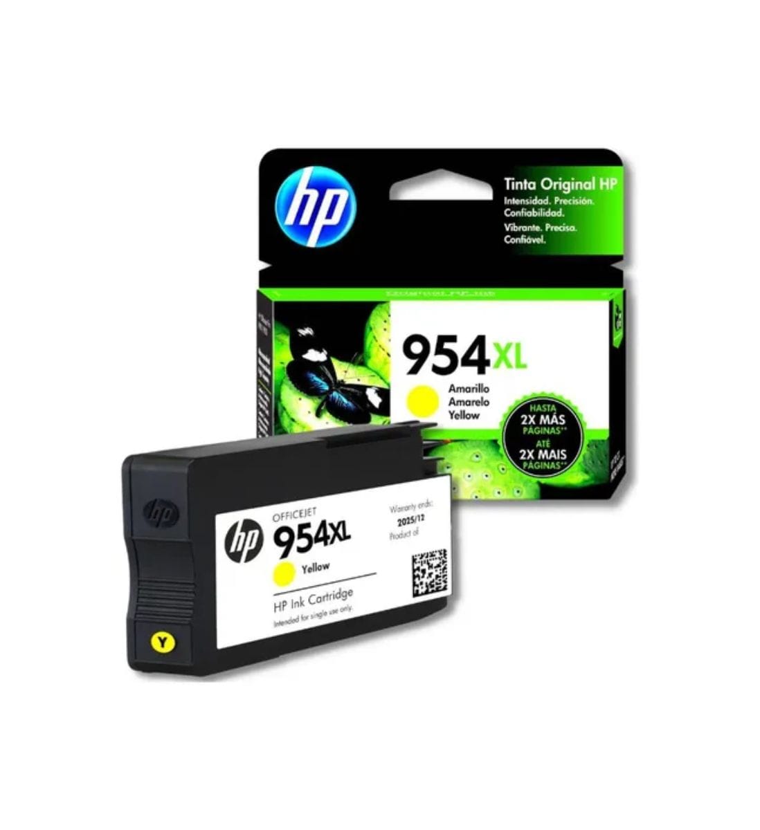 CARTUCHO TINTA HP 954XL AMARILLO 1600 PG - Imagen 2