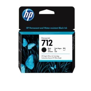 "HP Tinta 712 80ml Negro 3ED71A original para plotters DesignJet"