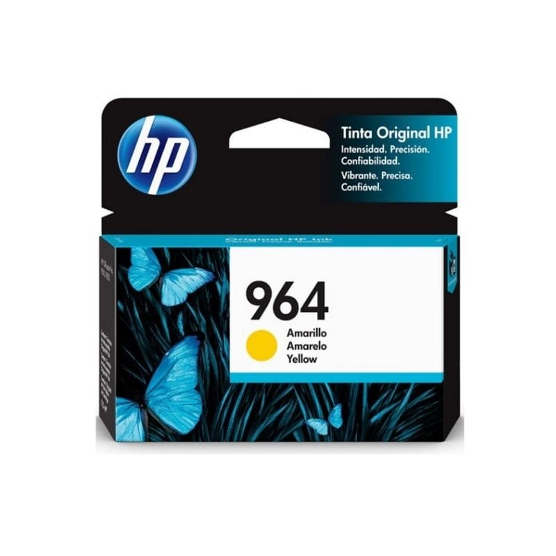 Tinta HP 964 Amarilla 3JA52AL para HP OfficeJet Pro