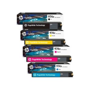 Pack HP 974XL original CMYBK – cartuchos de tinta de alto rendimiento"