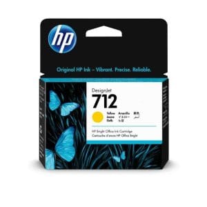 "Cartucho de tinta HP 712 Amarillo 29ml 3ED69A original"