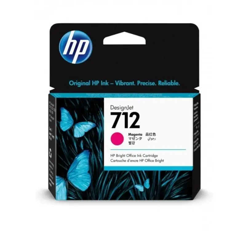 Cartucho de tinta HP 712 Magenta 29ml 3ED68A original