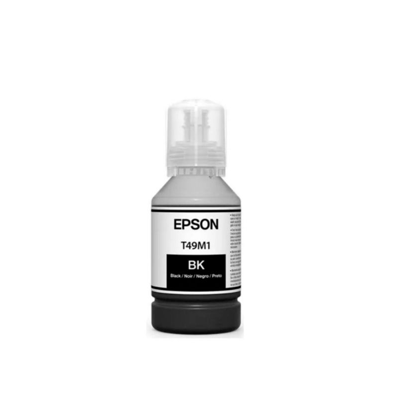 Botella de tinta Epson T49M Negra 140 ml original para sublimaciónBotella de tinta Epson T49M Negra 140 ml original para sublimación