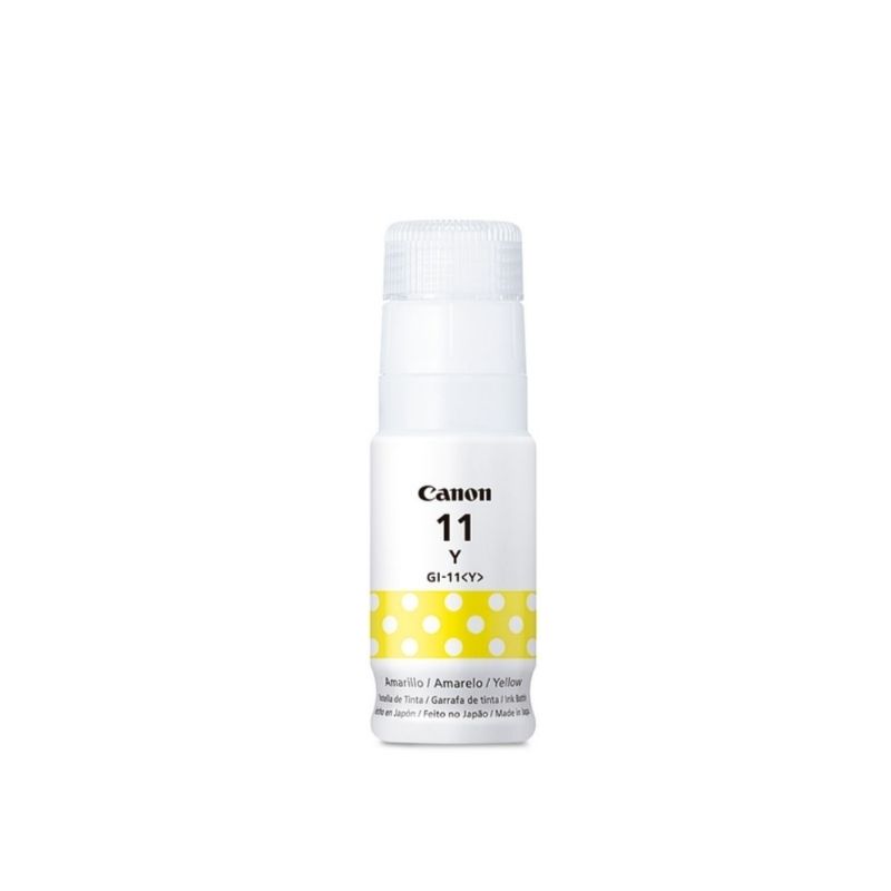 Botella de tinta Canon GI-11 Amarillo original para impresoras MegaTank
