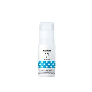 Botella de tinta Canon GI-11 Cian original para impresoras MegaTank