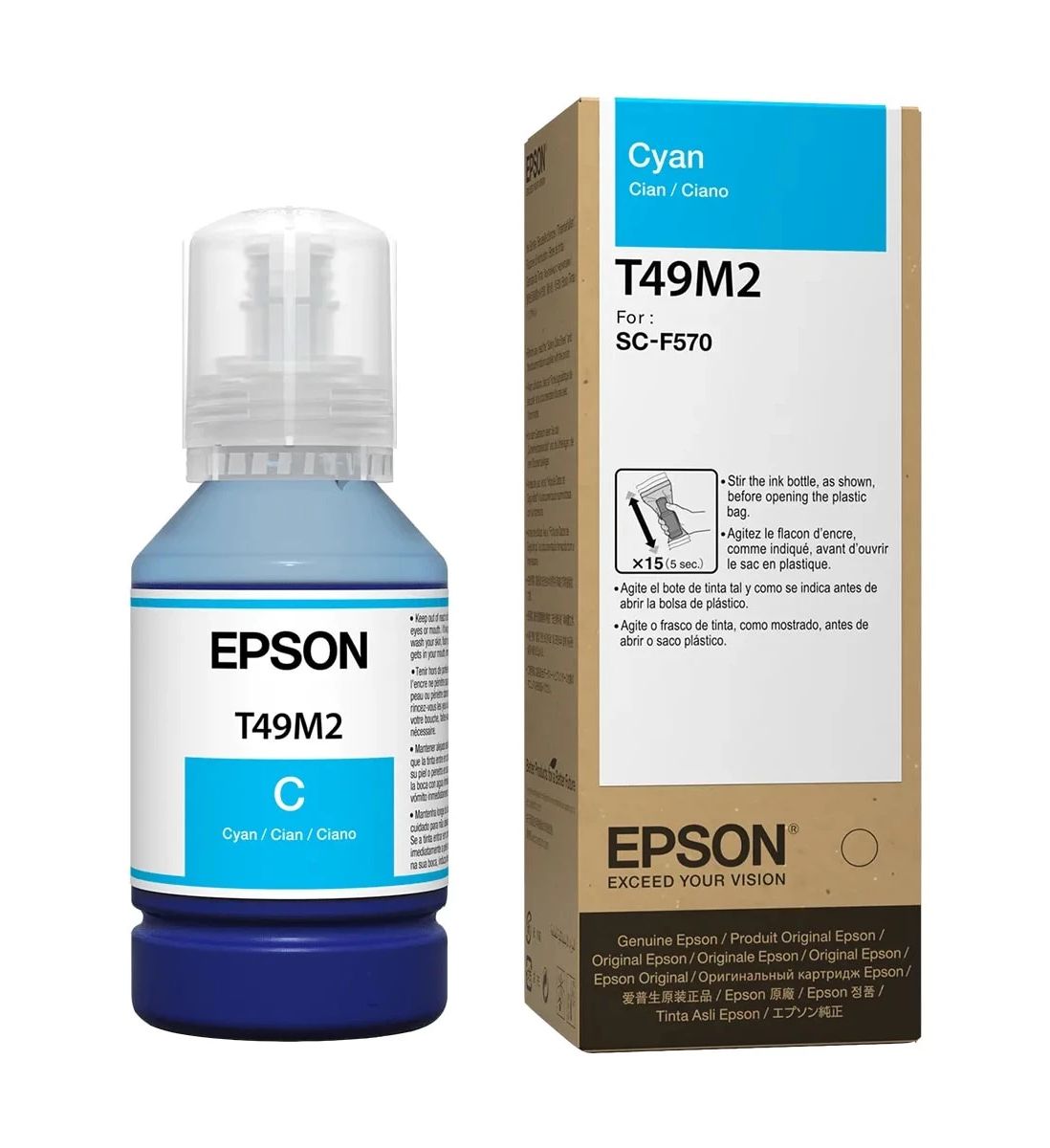 Epson Tinta T49M Cian 140ML T49M220 - Imagen 2