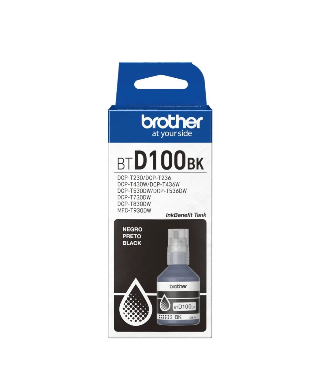 Brother Tinta BTD100BK color negro - Imagen 2