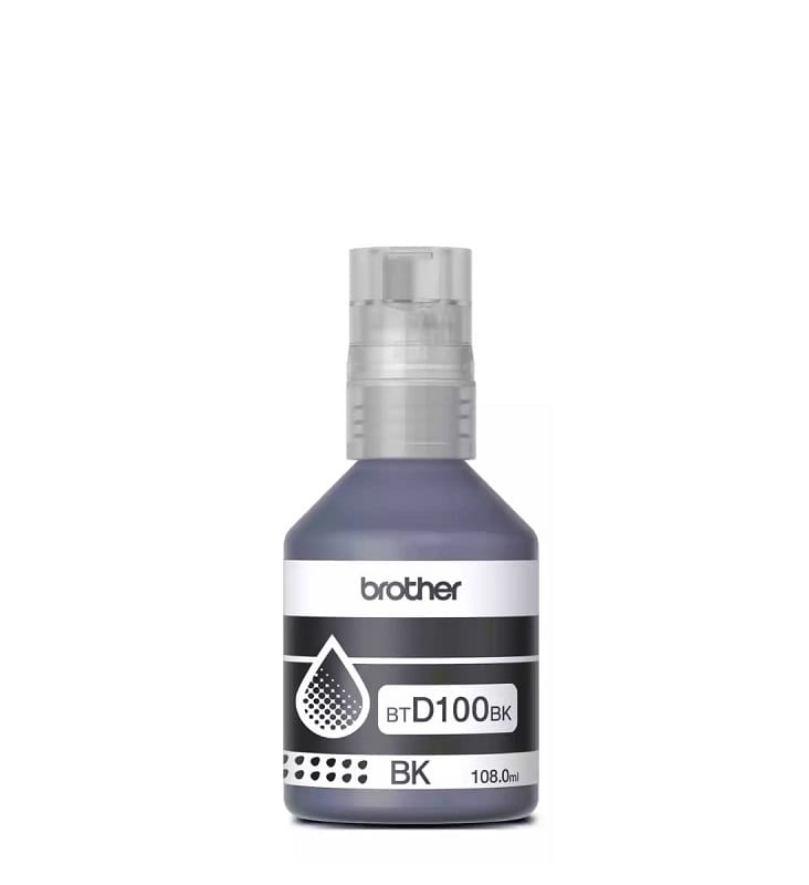 Tinta Brother BTD100Bk Color negro Original
