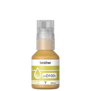 Brother frasco de Tinta BTD100Y color Amarillo Original