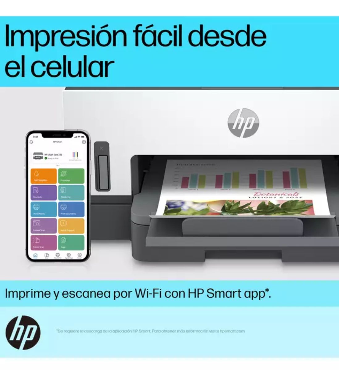 HP impresora Smart Tank 720 multifuncional 6UU46A - Imagen 8