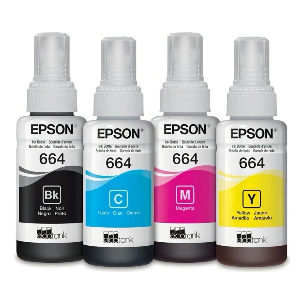 Epson T664 Pack de tintas BK/C/M/Y - Imagen 2