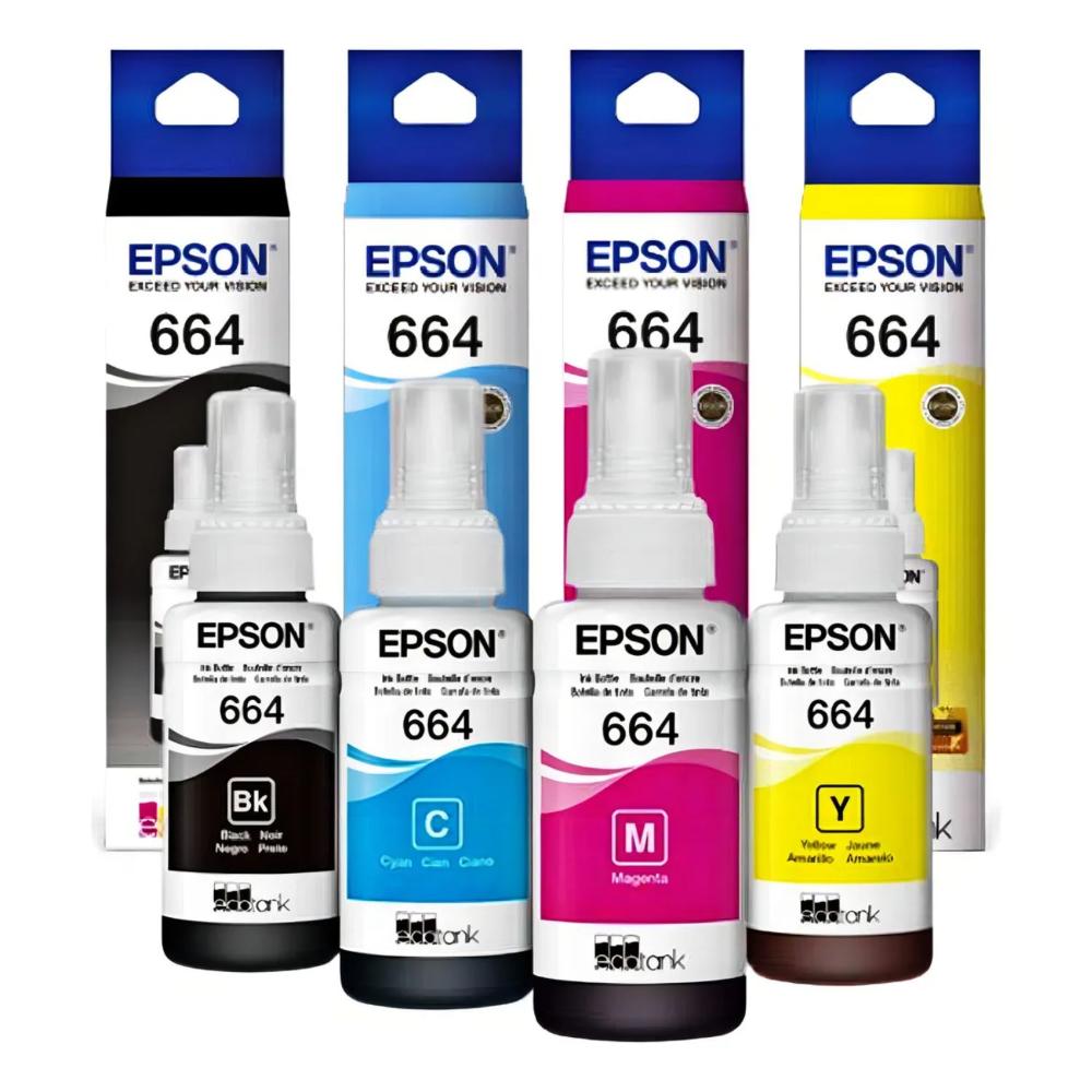 Epson T664 Pack de tintas BK/C/M/Y - Imagen 3