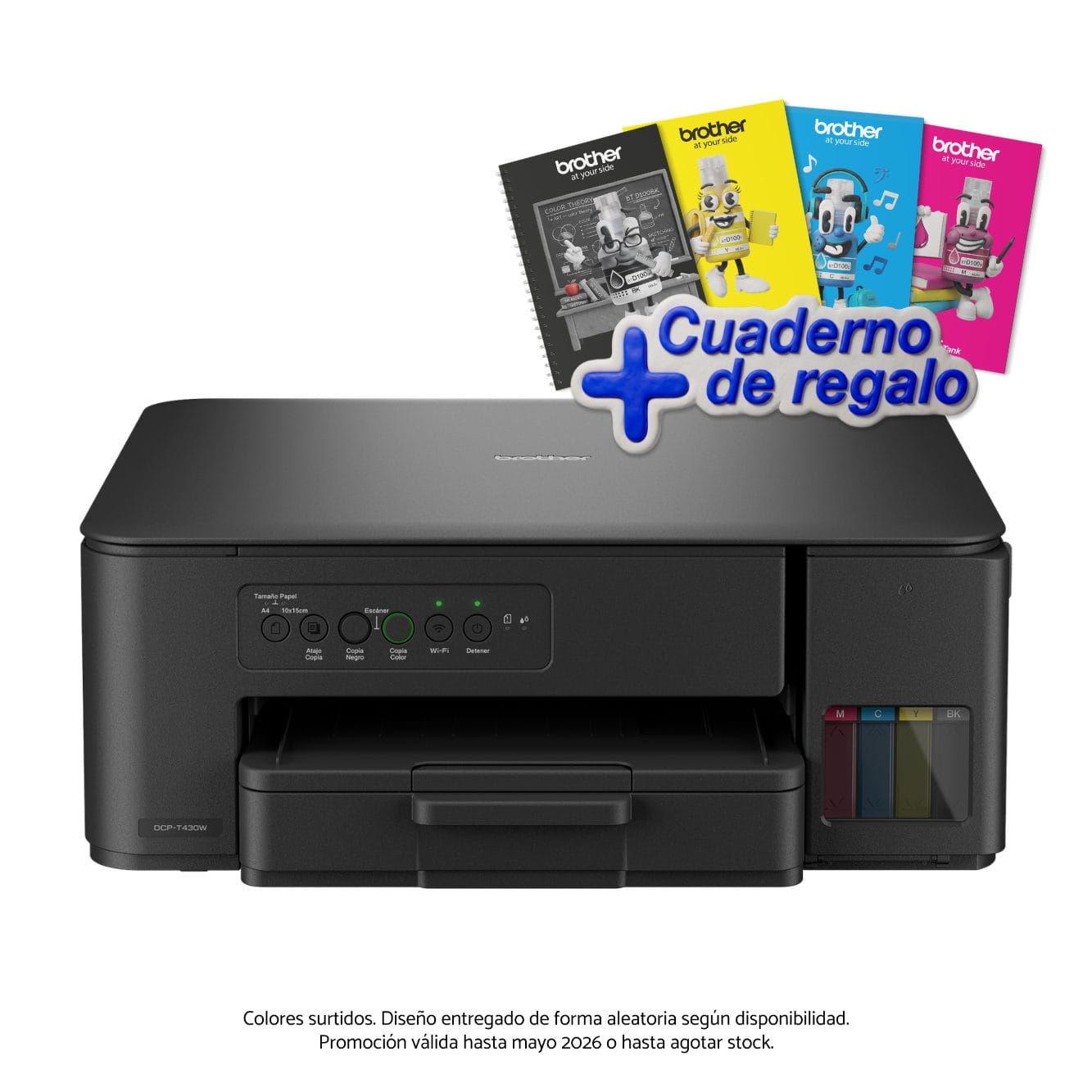 Brother multifuncional DCPT430W Impresora InkBenefit Tank