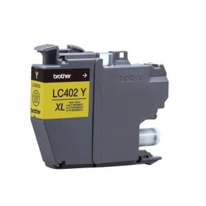 Tinta original Brother LC-402XL yellow de alta capacidad para impresoras Brother.