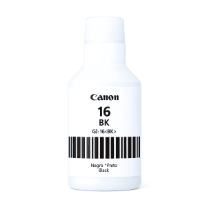 Botella de tinta Canon GI-16 amarilla original de 132 ml para impresoras serie GX.