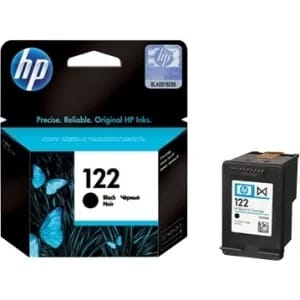 Cartucho de tinta negra original HP 122, código CH561HL, para impresoras todo-en-uno Deskjet serie 2050.