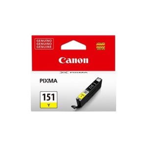 Canon CLI-151Y cartucho de tinta amarillo original para impresoras PIXMA