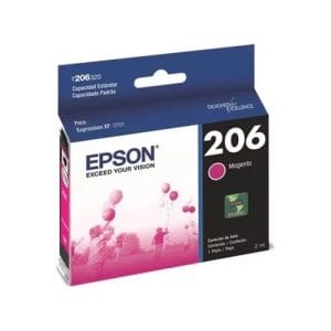 Cartucho Epson T206 magenta original inyección tinta