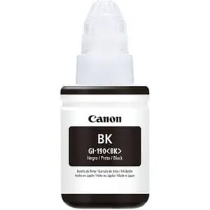 Botella de tinta Canon GI-10 Negro Pigmentado de 170mL, consumible original para impresora PIXMA G6010.