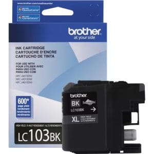 Brother LC103BK Negro Cartucho de Tinta Original Innobella Alto Rendimiento para impresoras MFC.