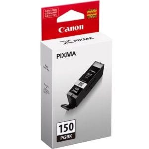 Canon PGI-150 PGBK Negro Pigmentado Cartucho de Tinta Original 6500B001 para PIXMA MG5410 y iP7210.