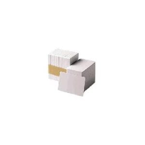 Tarjetas de PVC Zebra Premier 104523-111 blancas imprimibles de 53.85mm x 85.85mm pack de 500.