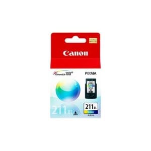 Canon CL-211 XL Tricolor Cartucho de Tinta Original 2975B017 Alto Rendimiento para PIXMA.