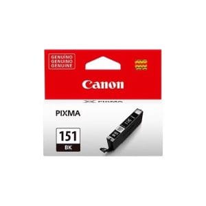 Canon CLI-151BK Negro Cartucho de Tinta Original 6528B001 para impresoras PIXMA MG5410 y iP7210.