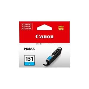Canon CLI-151C Cian Cartucho de Tinta Original 6529B001 para impresoras PIXMA MG5410 y iP7210.