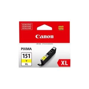 Canon CLI-151XL Y Cartucho de Tinta Amarillo Original XL de Alto Rendimiento para impresoras PIXMA.