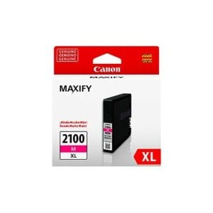 Cartucho de tinta Canon PGI-2100XL magenta original de alta capacidad para impresoras MAXIFY.