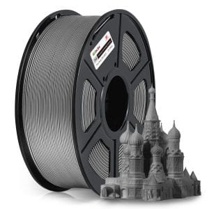 Filamento CoLiDo PLA+ Grey 1.75mm 1kg para prototipado técnico en impresión 3D con acabado gris industrial.