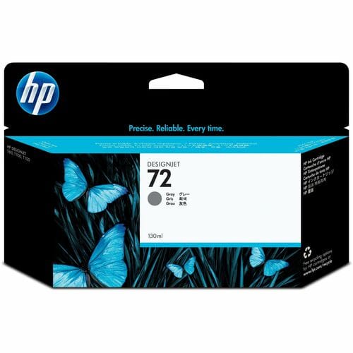 Cartucho de tinta HP 72 gris C9374A original de empaque unitario para plotters DesignJet serie T.