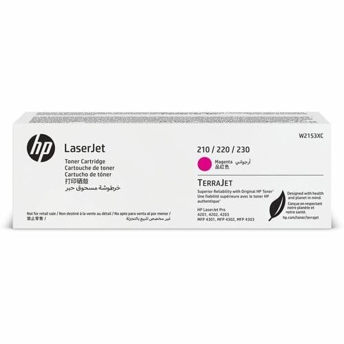 Cartucho de tóner HP W2153XC magenta original de alto rendimiento para impresoras láser HP LaserJet.